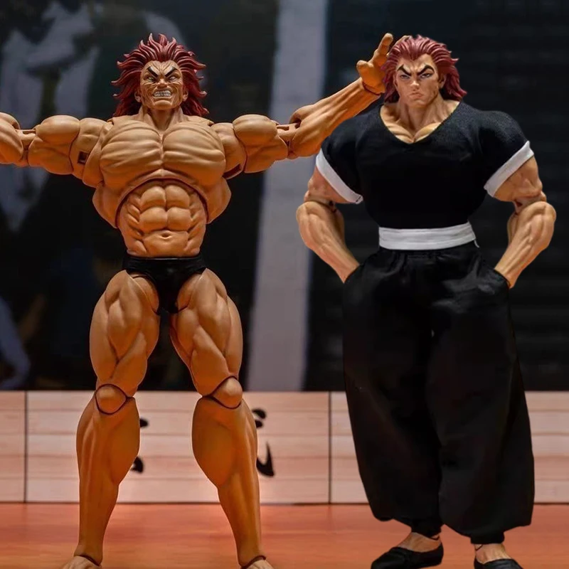 Anime Hanma Yujiro Figures GK Baki The Grappler Action Figures New Movable Joints Yujiro PVC Collection Model Toys Birthday Gift