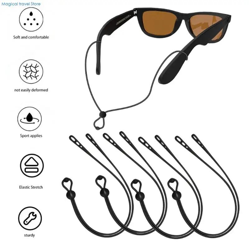 N2UB Silicone Strap For Ray-Ban Glasses Gen 2 Intelligent Glasses Prevents Dropping For Travel
