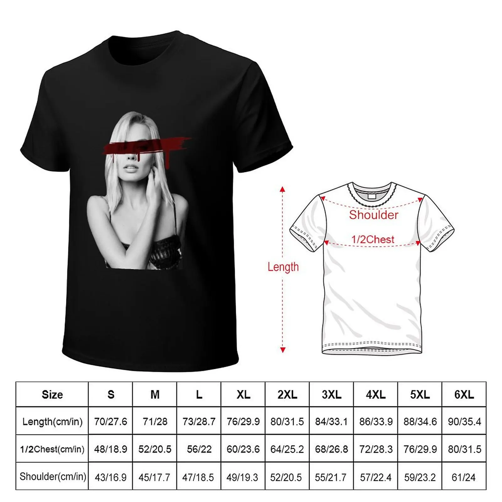 Dead Celebrities Of Our Youth - Margot Robbie T-Shirt Plus Size All Match Tee Shirt