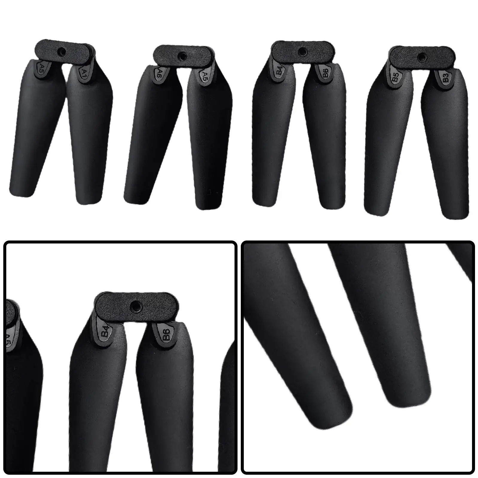 4x Propellers Props,Spare Parts,Foldable Lightweight Drone Accessories for E58, E88, E88Pro, , , and S85 Drones - Image 4