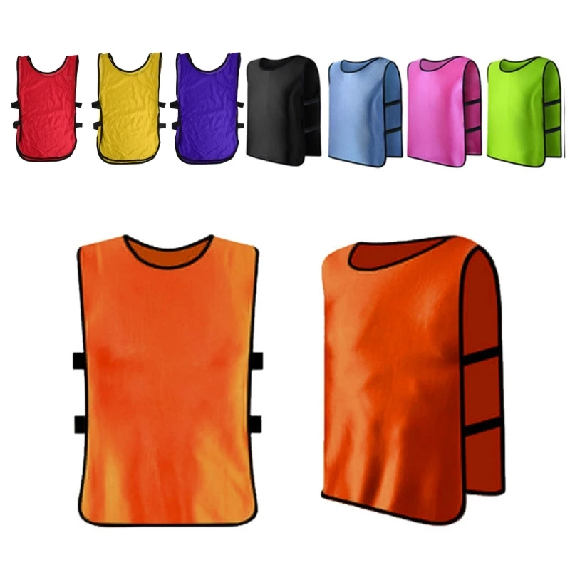 

Q39E Children Kid Team Sports Football Soccer Training Pinnies Jerseys Train Bib Vest