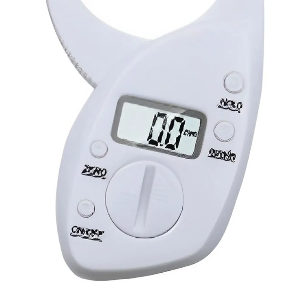 Digital Professional Body Fat Caliper High Accuracy Readable Lightweight Skinfold Ruler Fold Analyzer Good Stability