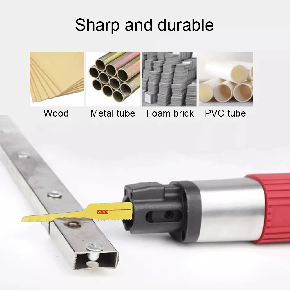1Set Pneumatic Curve Saw Blades Cutting Various Types Wood Metal Pipes PVC Thin Steel Plates Alloy Steel Cutting Saw Blades