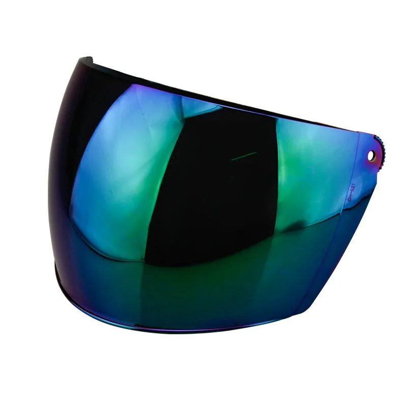 BOX-662 خوذة قناع دراجة نارية ركوب خوذة عدسة الملحقات شفافة مكافحة الضباب اللون مطلي #2