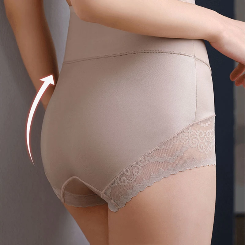 Women Slimming Panties High Waist Tummy Control Briefs Female Trainer Shaping Underpants Butt Lift Shapewear Underwear Lingerie