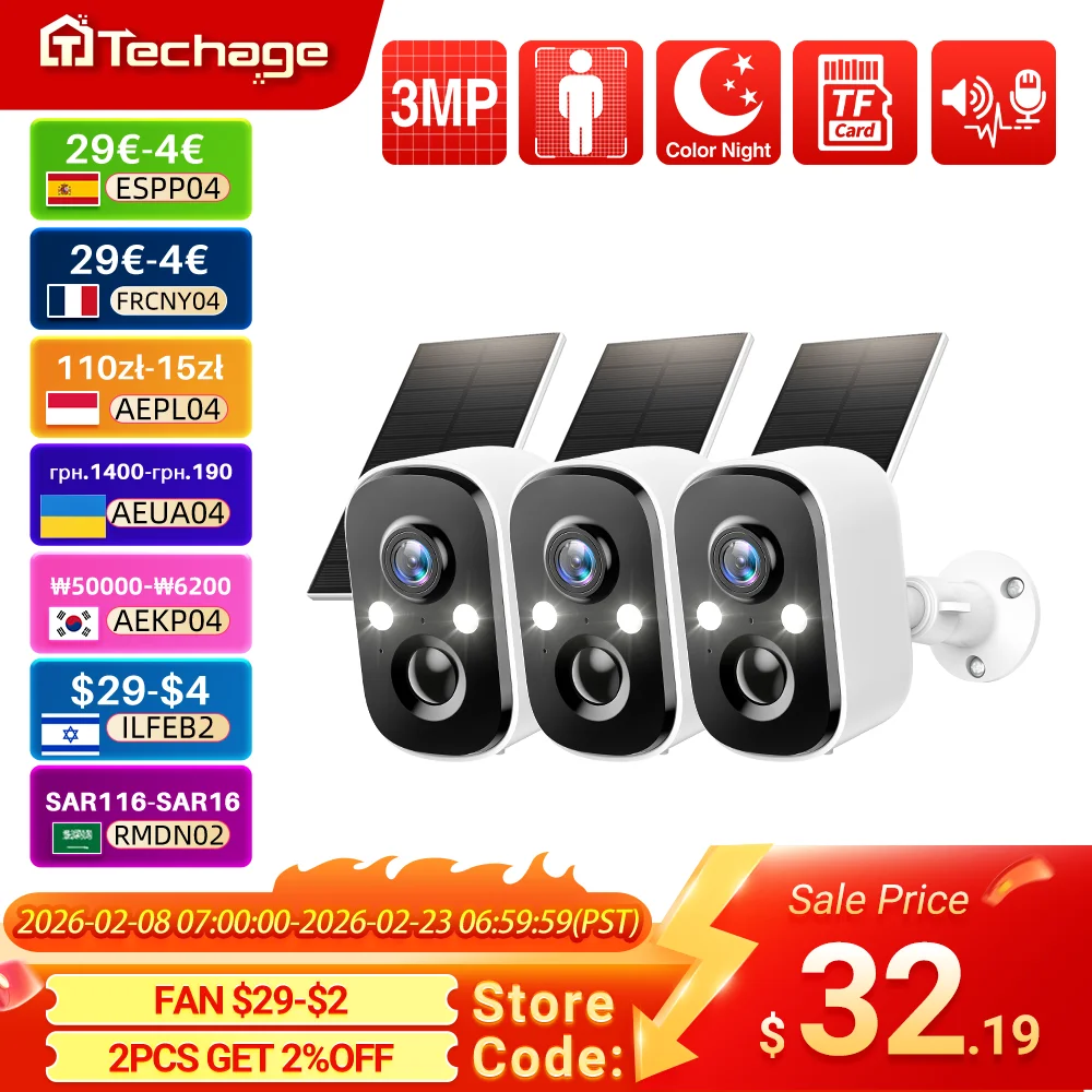 #19 New Solar Powered Security Cameras Arrivals