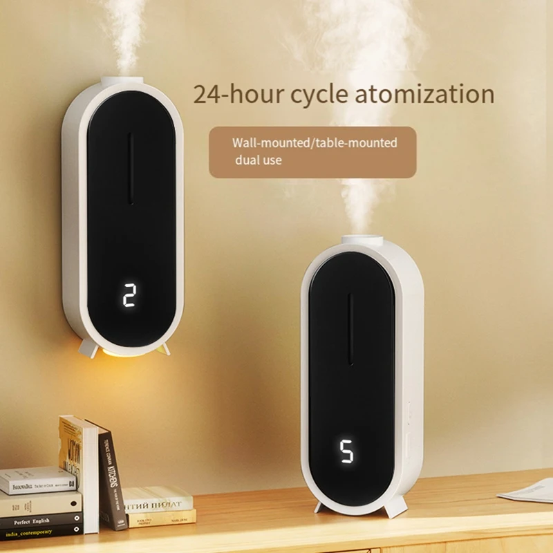 

Automatic Fragrance Sprayer USB Ambient Light Timing Wall-Mounted Aromatherapy Machine Home Hotel Commercial Essential