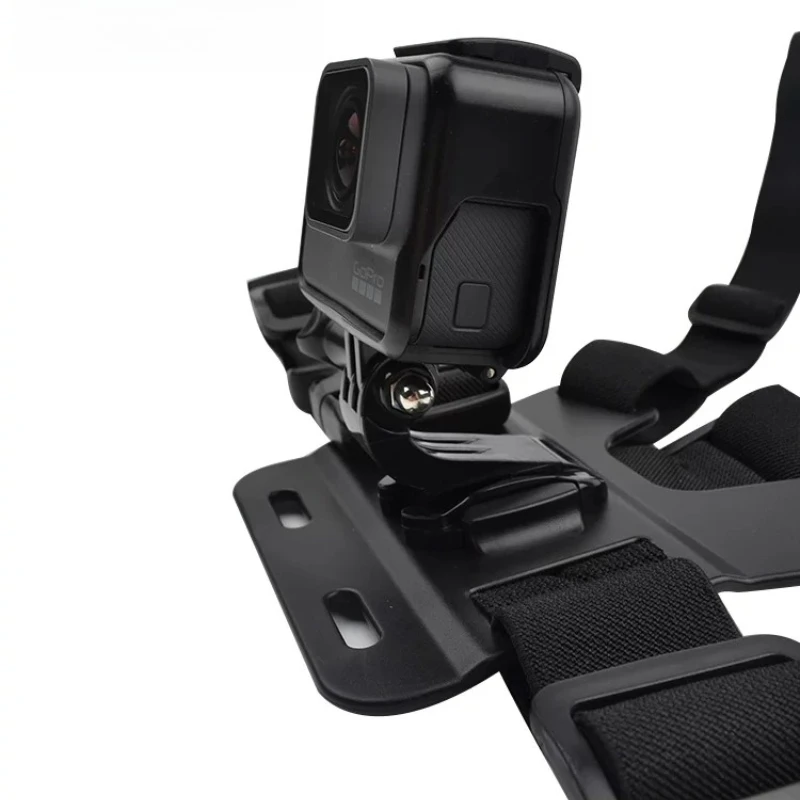 Dual Shoulder Chest Harness Mount Strap with Phone Holder POV Shooting Bracket Accessories for GoPro DJI Insta360 Action