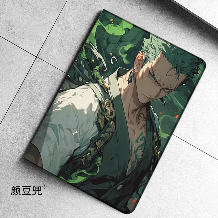 Roronoa Zoro аниме One dragon для iPad Air4 5 10,9 Mini 5 6 чехол Роскошный силиконовый для Pro 12,9 11 дюймов iPad 10th защитный чехол