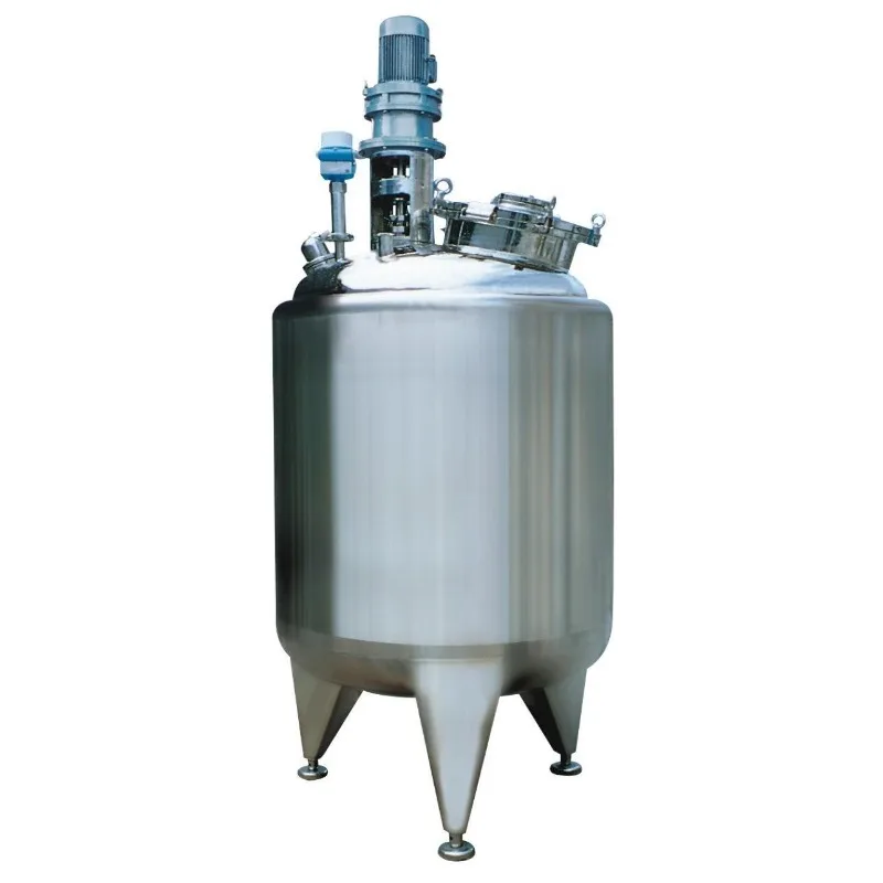 Heat transfer oil heating stirring tank