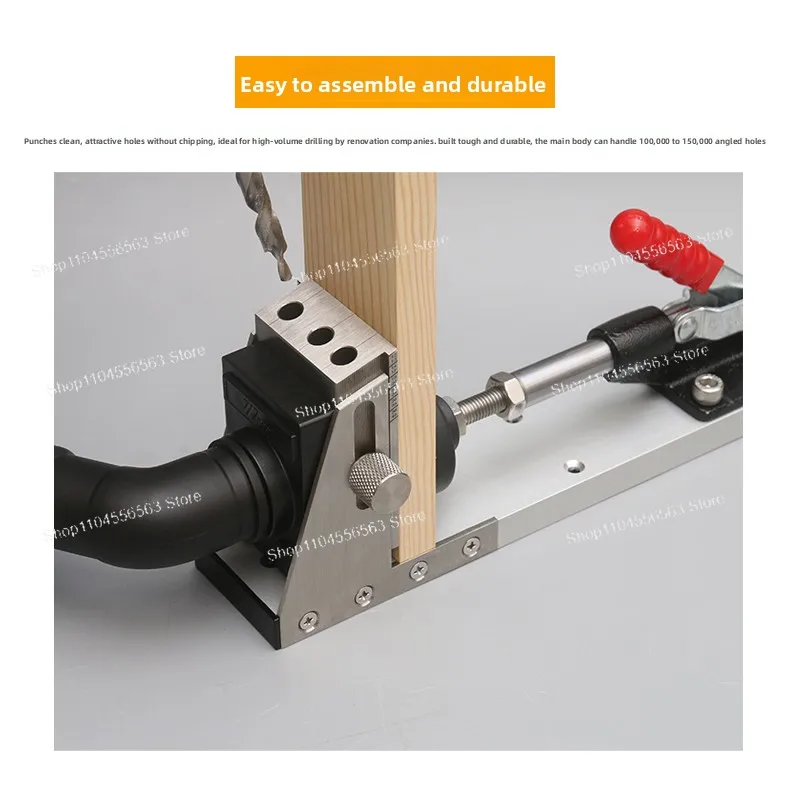 Aluminum Profile Slotting Locator for Woodworking, Drilling Jig, DIY Panel Connector, Wu Xin Tools