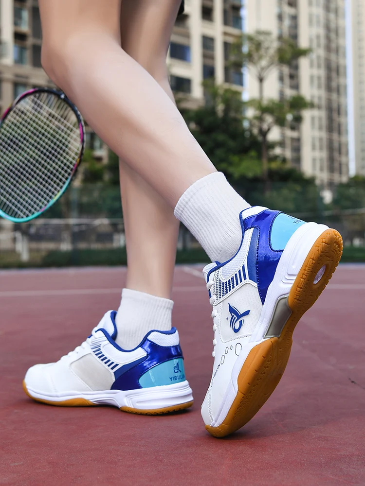 Herren-Badmintonschuhe, Multisport-Indoor-Sneaker, rutschfest, stoßdämpfend, atmungsaktiv, für Tischtennis- und Volleyballtraining – Detail 10
