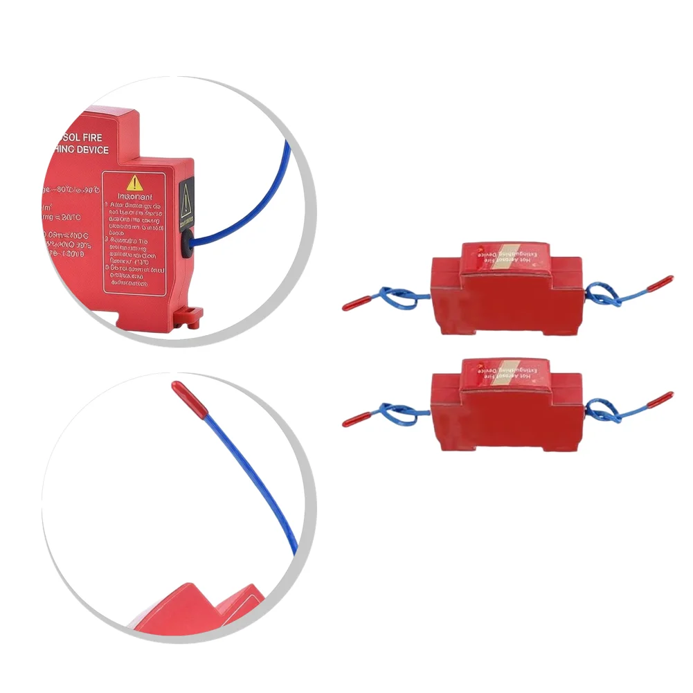 Electrical Control Cabinet Thermistor, 170°C High Sensitivity Thermal Detector, Dual Nozzle, 30G/40G, DIN-Rail Mount