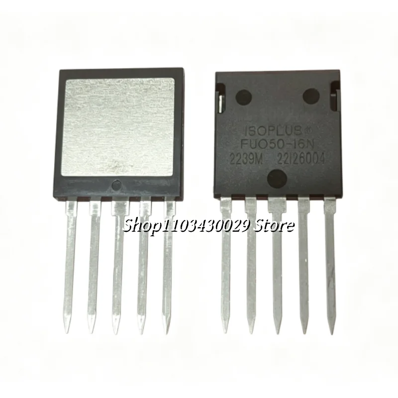 2Pcs New Original FUO50-16N ISOPLUS i4-Pac 50A 1600V 3-Phase Bridge Rectifier