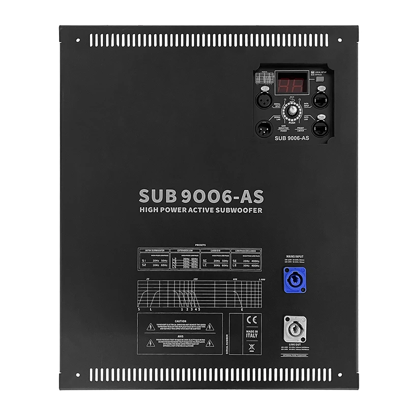 SUB 9006-AS Active High Power Subwoofer Power Amplifier Class D 2x1800W  Module for Subwoofer  Amplifier Board