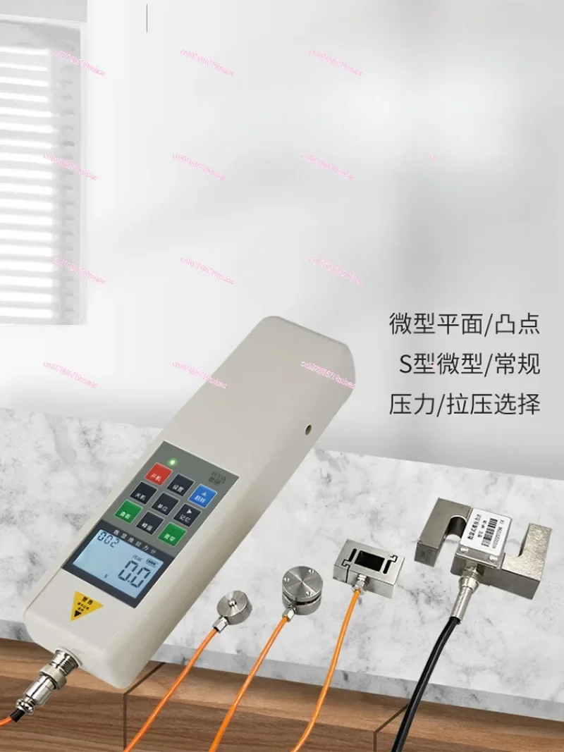 Digital push-pull force meter Electronic dynamometer Tensile testing instrument Tensile and compression spring pressure testing