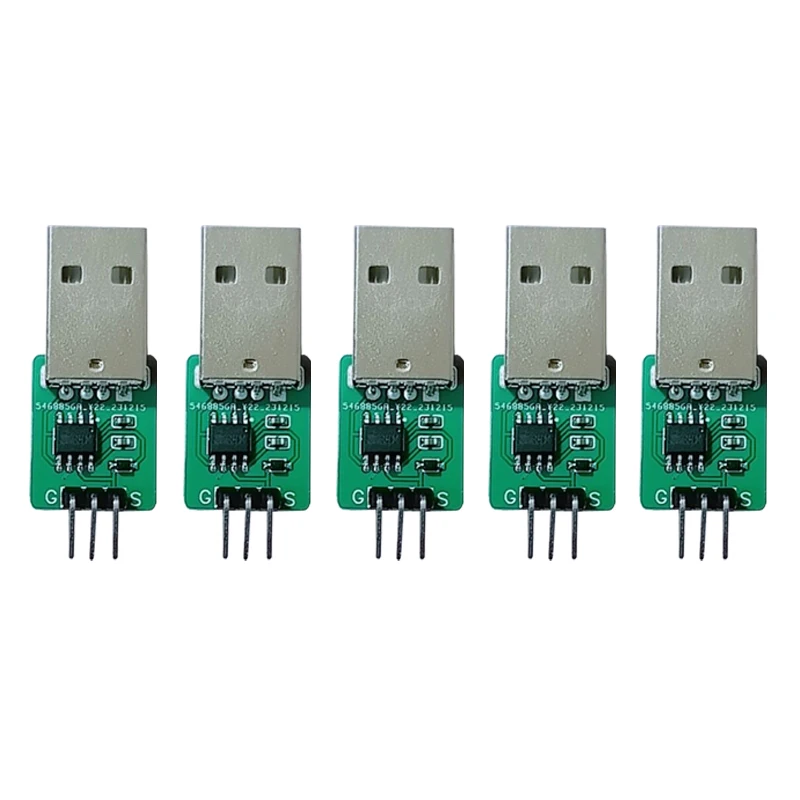 5PCS RC Model Airplane 5V Parameter Adjuster Green PCB Board USB Linker Mini Size Electronic Module DIY Part for AM32 32-bit ESC