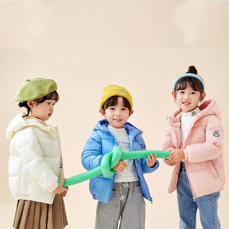 

Winter new cotton jacket for children's clothing, including bread and cotton clothing, for both boys and girls. Thickened warm c