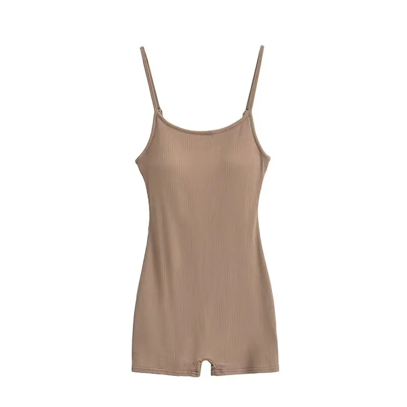 

Sexy Kardaian Bikini One-Piece Swimsuit Women's Base orts Body Wrap Pants Casual with Built-In Chest Pad Overall Pants