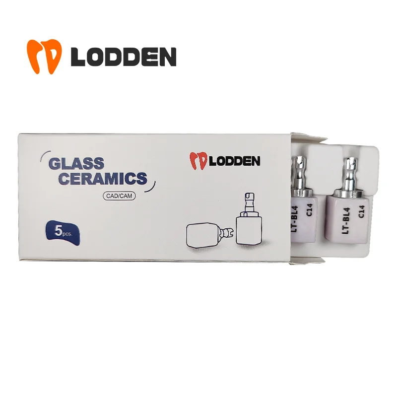 5pcs/box Dental Lithium Disilicate(Glass Ceramic) C14 LT/HT for CAD CAM Sirona cerec milling system