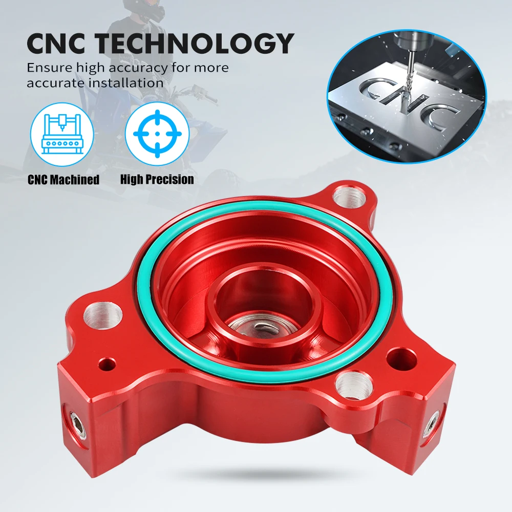 NICECNC YZ250F 透明クリアオイルフィルターカバーキャップガードプロテクター ATV ヤマハ WR250F WR450F YZ250F 2003-2007