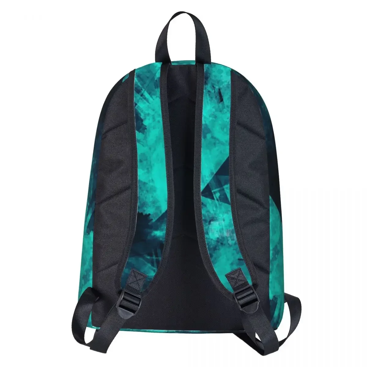 Dark Teal Abstract Backpacks Large Capacity Student Book bag Shoulder Bag Laptop Rucksack Casual Travel Rucksack School Bag