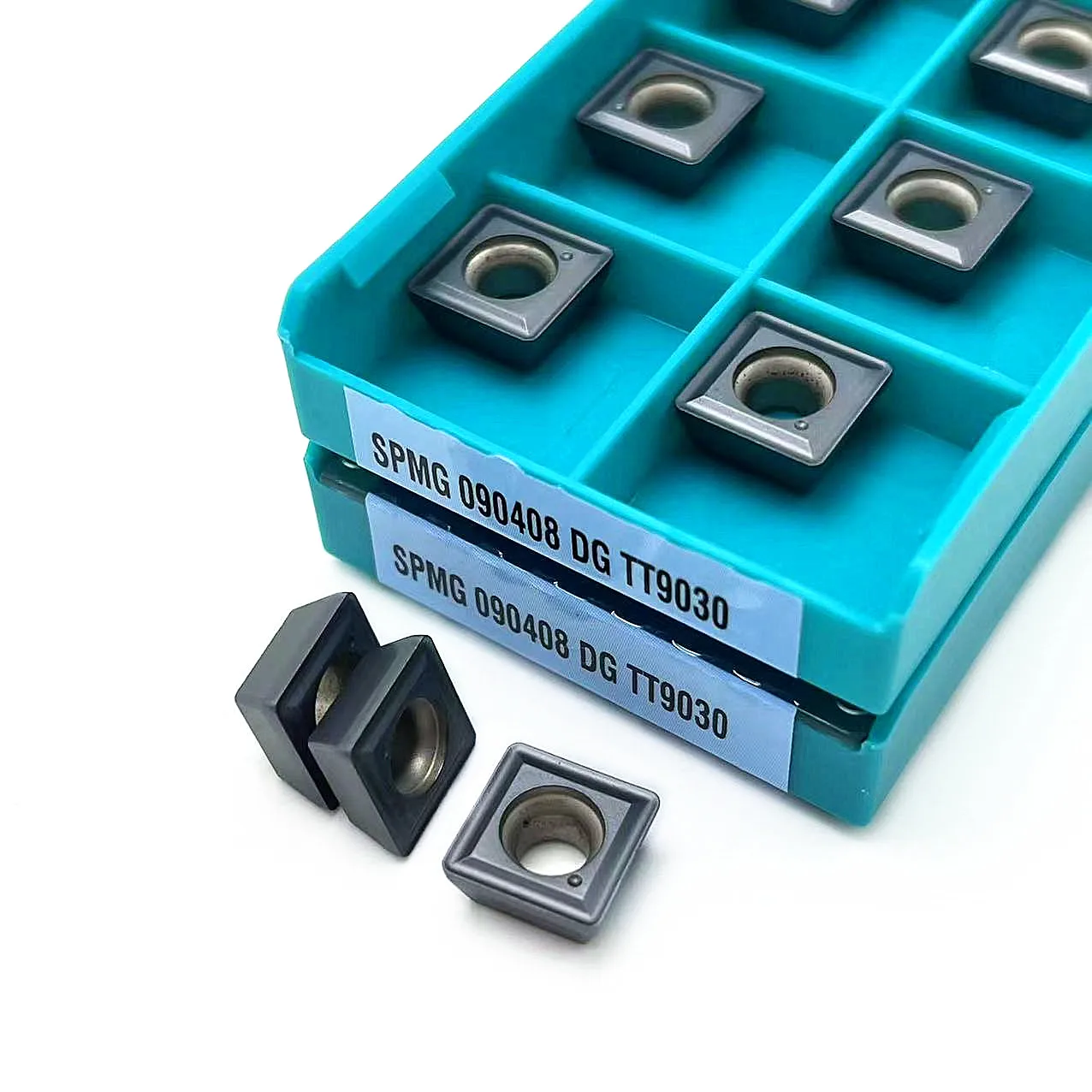 Inserti in metallo duro SPMG090408 DG TT9030 utensili per tornio CNC utensile per tornitura di fresatura SPMG090408 DG TT8020 U inserto per trapano SPMG090408 DG