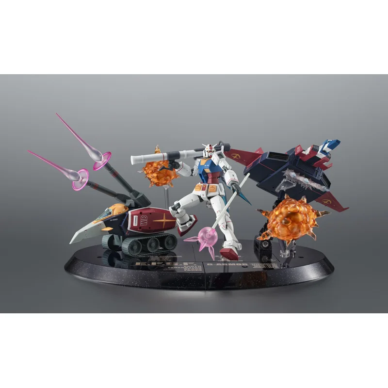 정통 반다이 ROBOT SPIRITS SIDE MS G ARMOR 애니메이션 버전 건담 45주년 기념 소장품 액션 피규어