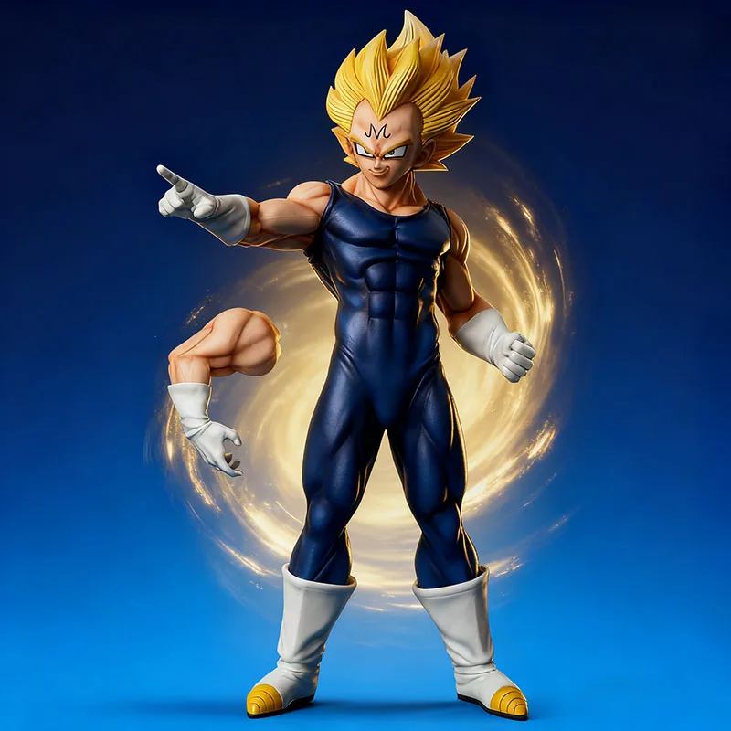 

35 см Модель Majin Vegeta, аниме Dragon Ball Z, экшн-фигурка DBZ Vegeta Figuras, коллекция украшений для рабочего стола, игрушки, подарок для детей