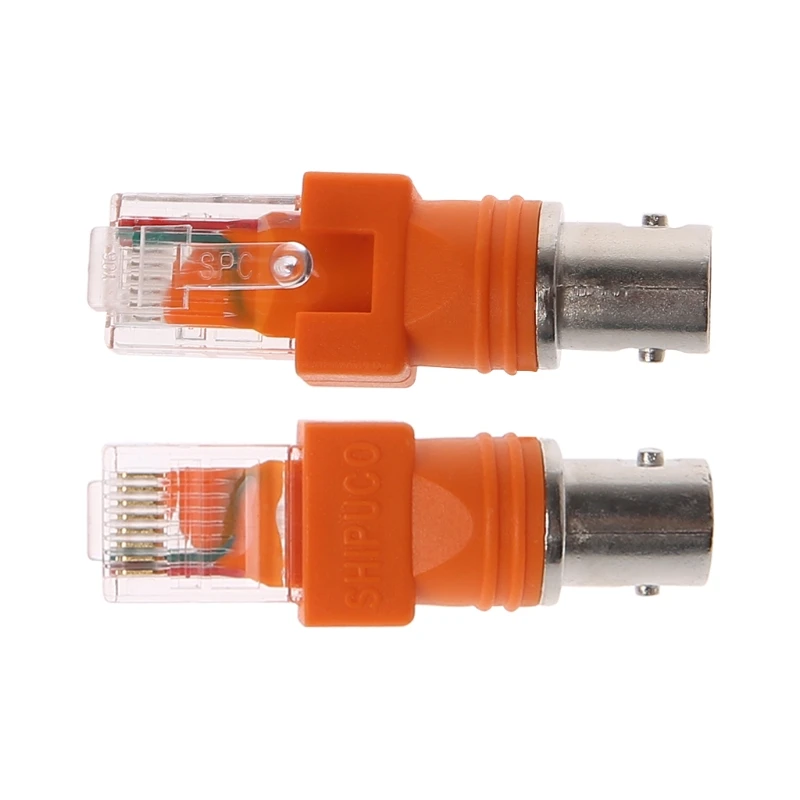 RF Female To RJ45 Male Coaxial Barrel Coupler Adapter Coax Adapter Chassis Panel Connector BNC F-Type Connector