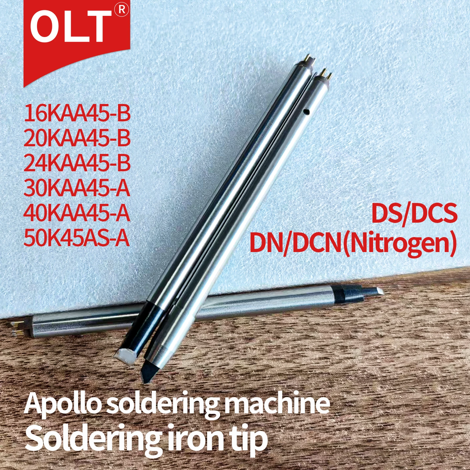Apollo Seiko DS/DCS/DN/DCN soldering tips DS-16KAA DCS-30KAA DN-24KAA DN-50KAA  For APOLLO Automatic Soldering Equipment