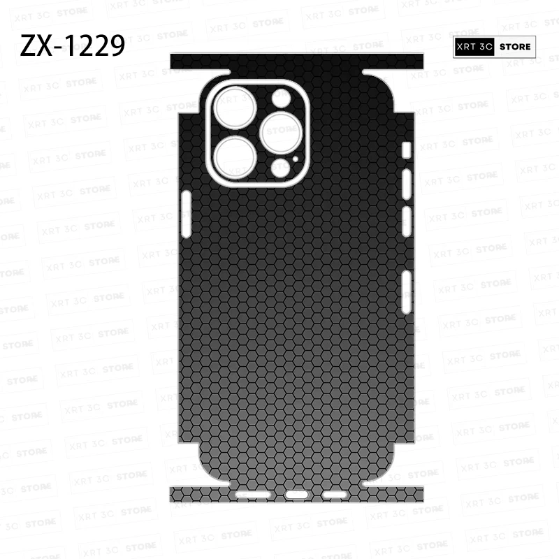 Colorful Skin Sticker for iPhone16 15 Pro Max 14 13 12 Phone Sticker Back Film Side Frame Protector (Not Phone Case)