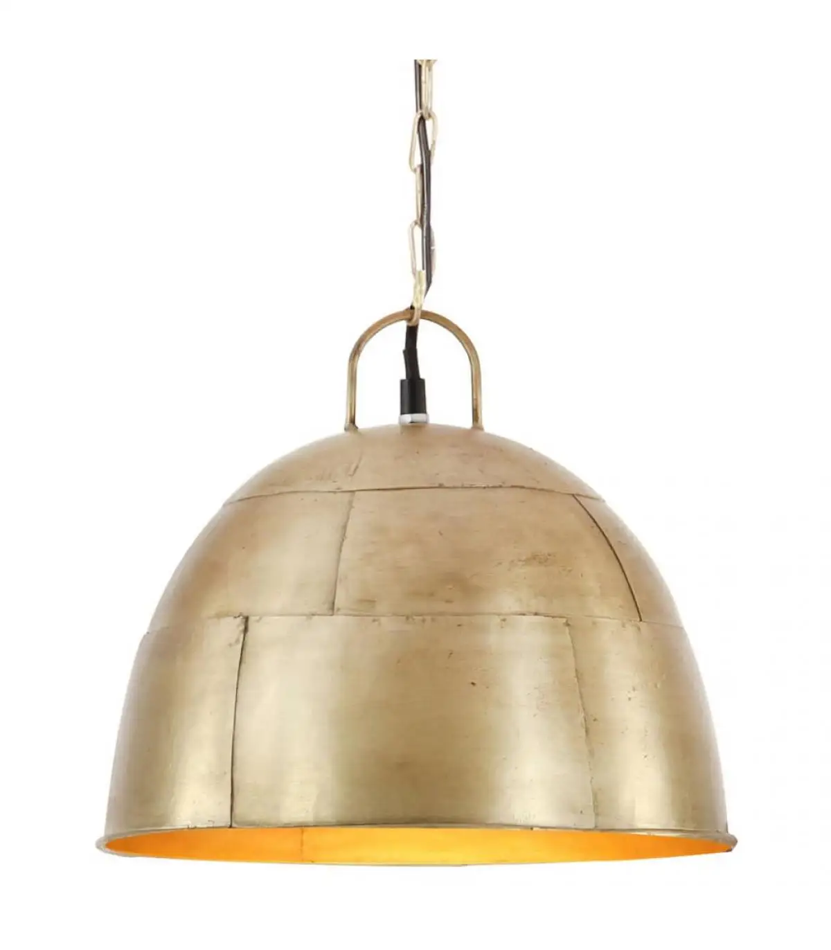 Round vintage pendant lamp lamps 25 W brass 31 cm E27