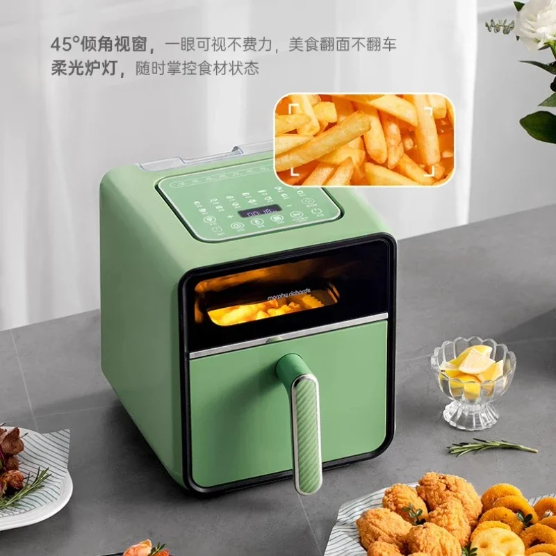 

Steam tender baking air fryer household new large capacity fryer multifunctional small visual electric fryer