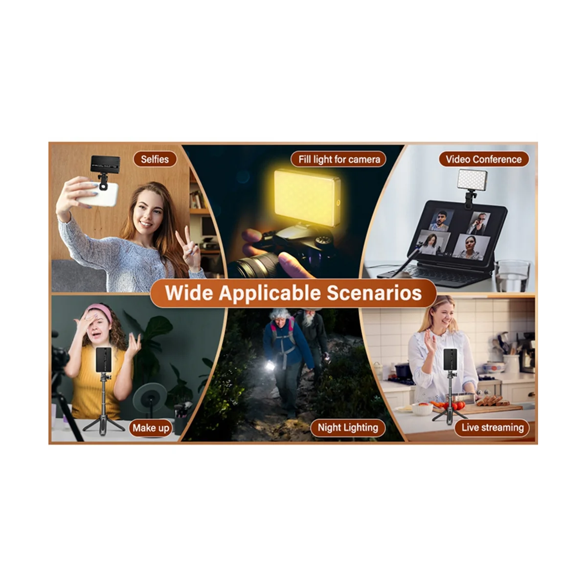 Mobiele Telefoon Vul Licht 120 Led 2500-9000K Kleur Temperatuur Flat Licht Camera Foto Video Live Streaming Pocket Light