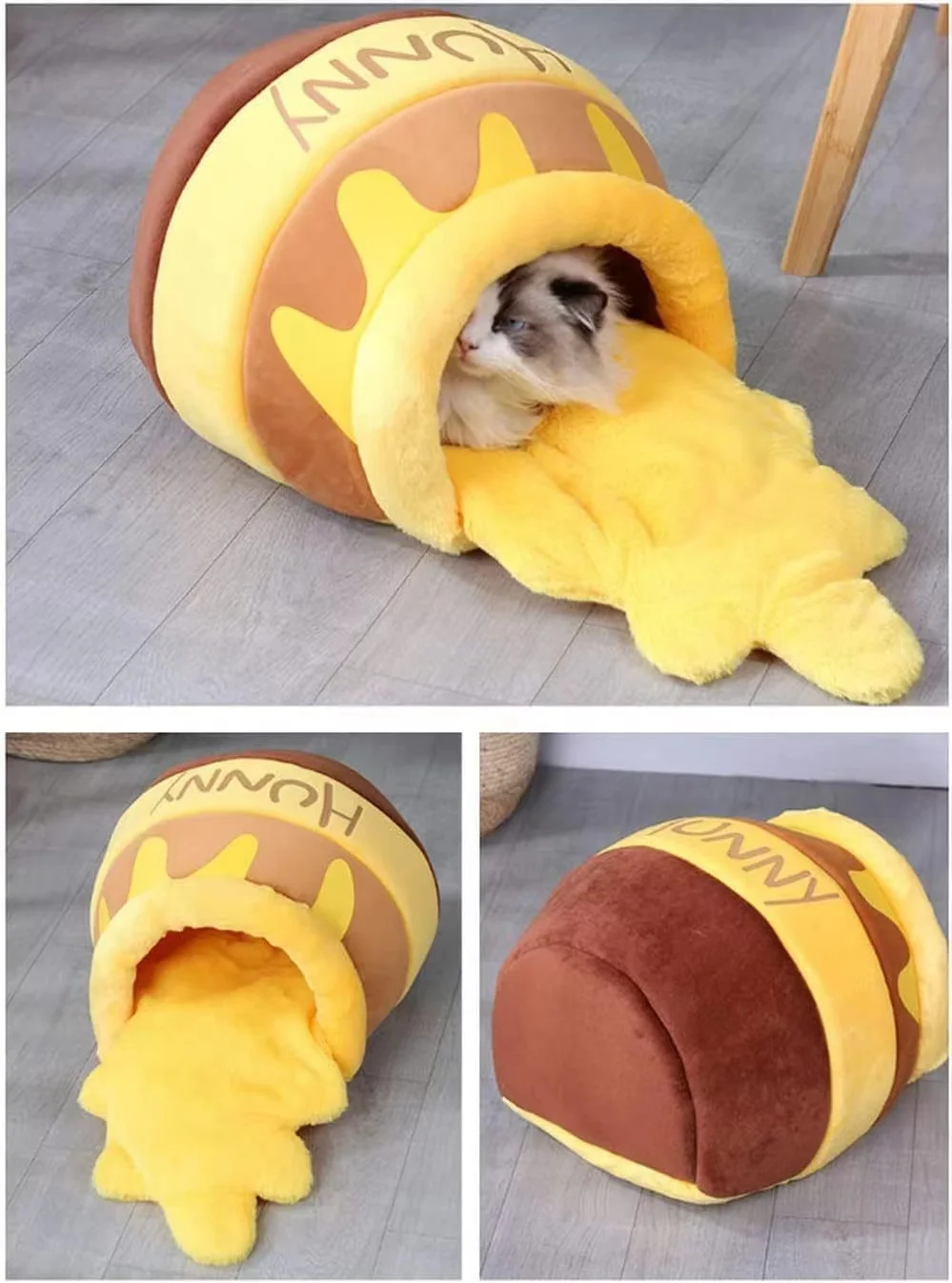Cat Nest Honeypot Nest Dog Bed Warm And Comfortable Winter Supplies Can Be Dismantled To Wash The Cat Accessories