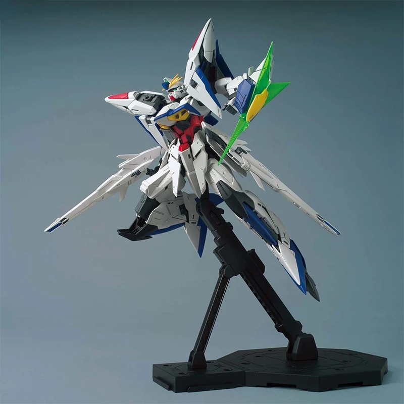 In Stock BANDAI Original MG215 MVF-X08 ECLIPSE GUNDAM ORB MOBILE SUIT Anime Figure Model Toy Collectible Assembly Gift Children