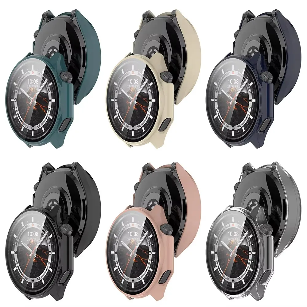 Tempered Glass+PC Cover For Oppo Watch X2 Case Soft TPU All-Around Screen Protector Watch Cases For Oneplus Watch 3 Accessories view 4