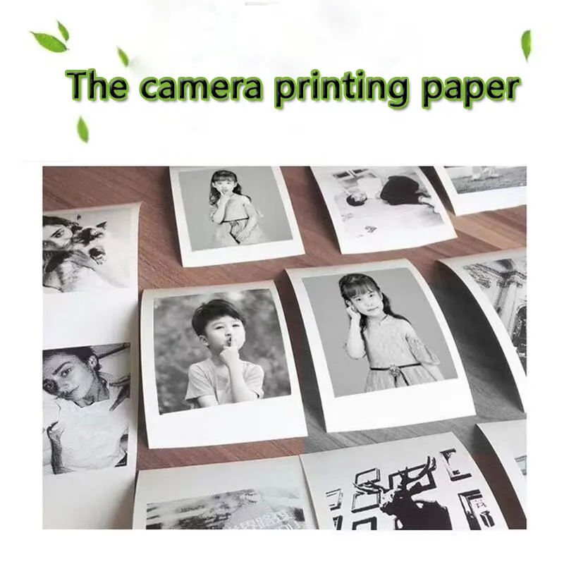 5 rollen 4-kleuren kindercamera papierrol navulling compatibel met de meeste instant printcamera's fotoprinterpapier kinderverjaardagscadeaus