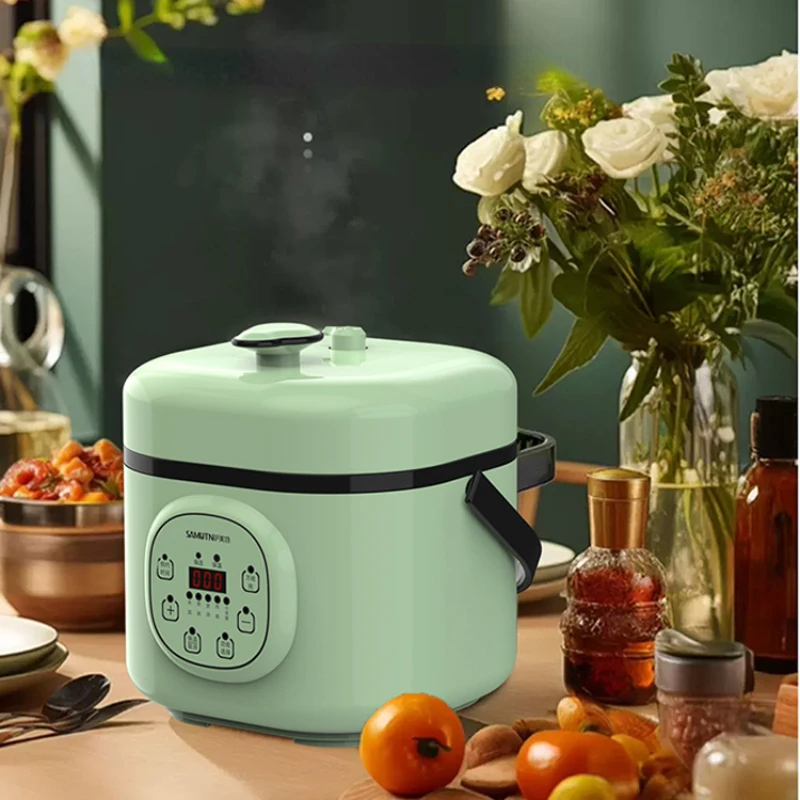 Intelligent Small Electric Pressure Cooker Mini 1-3 People Automatic High Pressure Rice Cookers Medical Stone Paint-Free