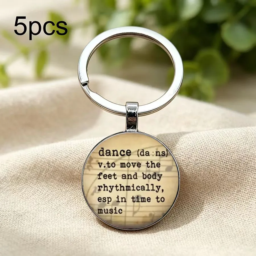 5 accessoires représentatifs pour danseurs de niche, danseuses et porte-clés à motifs anglais, vente en gros depuis l'académie.