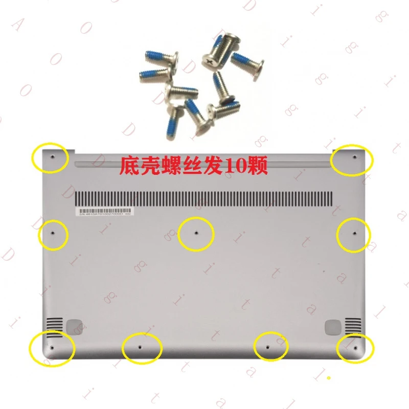 

Винты для нижней части корпуса W W подходят для Lenovo ideapad Xiaoxin Air 13 IKB 710S-13ISK, 10 шт.