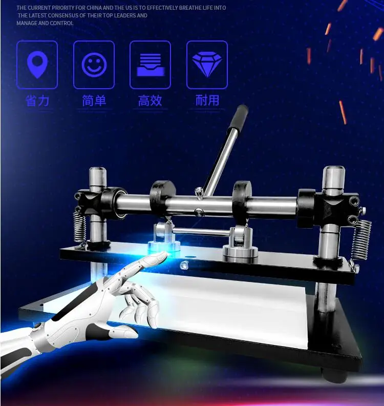 

Small Manual Knife Die Punching Machine Die Cutting Machine, Leather ,Paper, Silicone, Cloth Cutting Punching DIY production