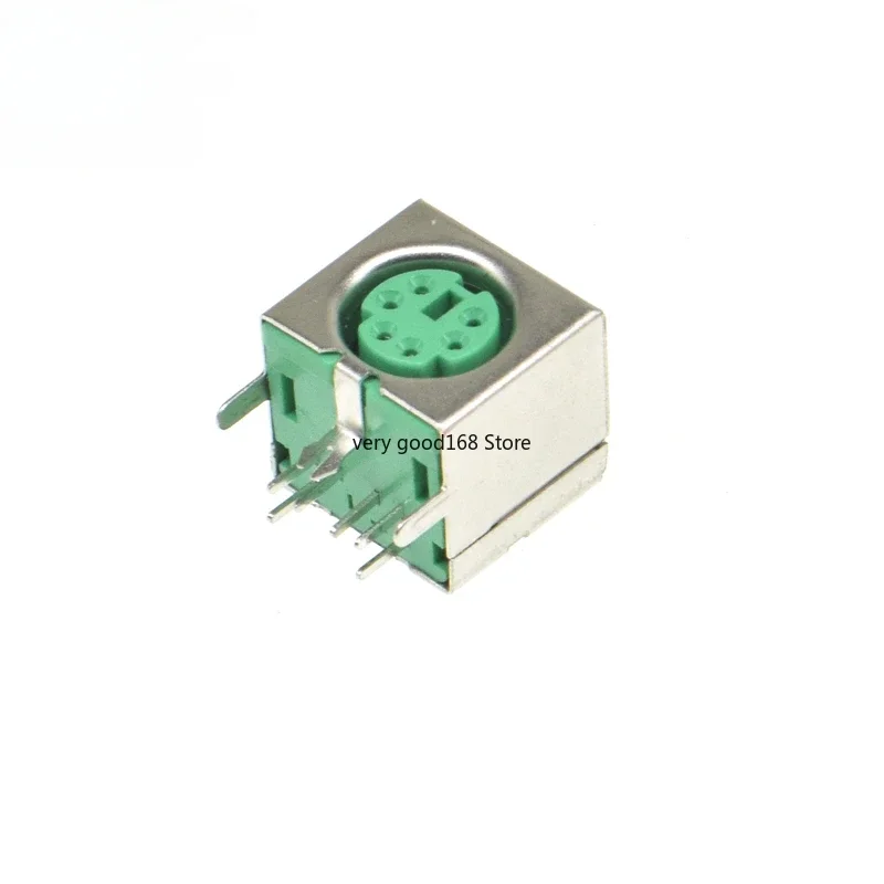 5PCS PS2 Keyboard Socket Female Jack Connector 6P/6 Pin PS-2 Mouse Socket 6Pin purple green black