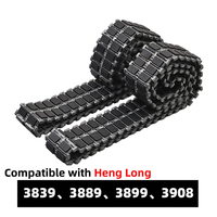 Heng Long 3839 3889 3899A 3908 Single-sided Rubber-coated Track Compatible with HL 1/16 Leopard 2a6 British Challenger2 US-M41A3