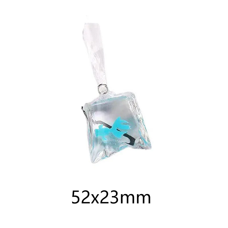 Peixe Kawaii em Água Flatback Cabochão, 3D Mini Resina, Suprimentos Scrapbooking, Estatueta Voltar Plana, Acessórios Embelezamentos, 10Pcs