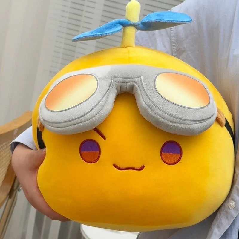 Kawaii الحب والمساحة العميقة أفخم مجموعة وسادة أفخم نظارات صفراء دمية وسادة لعبة الخيزران اليعسوب لينة Goft للأطفال