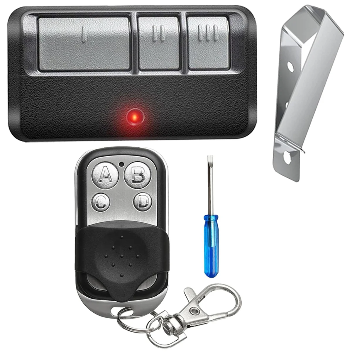 

Universal Garage Door Opener Remote & Keychain Remote Sensor for Liftmaster Craftsman Chamberlain 893LM 893Max 890MAX-Sunrise