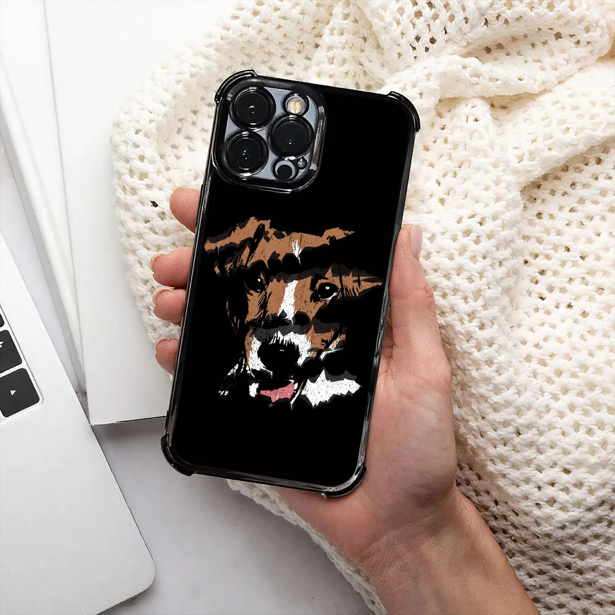 Coque de téléphone Dog Jack Russell Terrier, procédé d'électrodéposition, pour iPhone, différents modèles