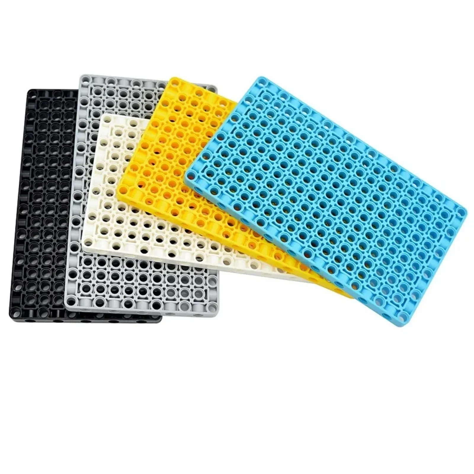 MOC 하이테크 부품 39369 빔 특수 기본 프레임 11x19 기술 기본 플레이트 스파이크 빌딩 블록 45678 Leduo와 호환 가능